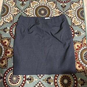 Calvin Klein Charcoal Pencil Skirt